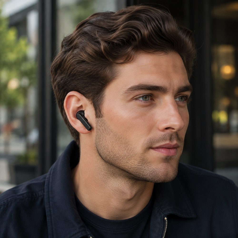 Wireless Bluetooth Earphone In-ear Super Long Standby Wireless Headsets With Mic LED Stereo Audio Sport Earbuds