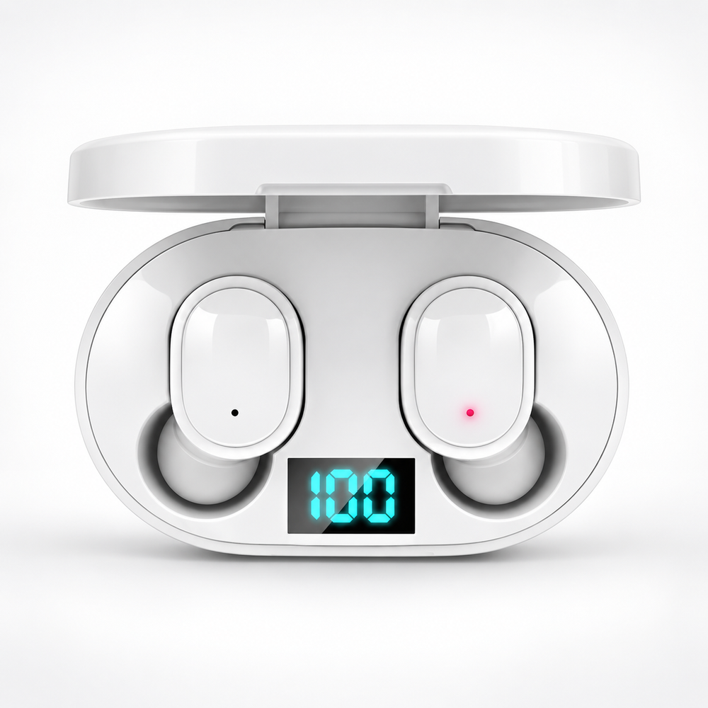 E6S Wireless Bluetooth Earphones TWS Bluetooth Headset Wireless Earbuds Noise Cancelling Earphones with Microphone Headphones
