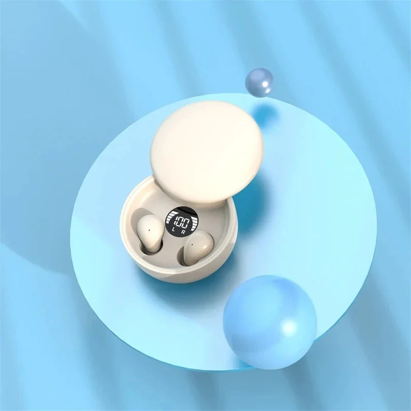 Invisible Sleep Headphones Bluetooth 5.4 Earphones Mini Earbuds TWS Wireless HIFI Stereo Noise Reduction Waterproof Headsets