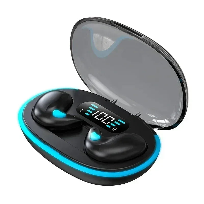 TWS Sleep Wireless Earbuds Bluetooth 5.3 Hidden Invisible Headphones IPX5 Waterproof Noise Reduction Sports Touch Headset